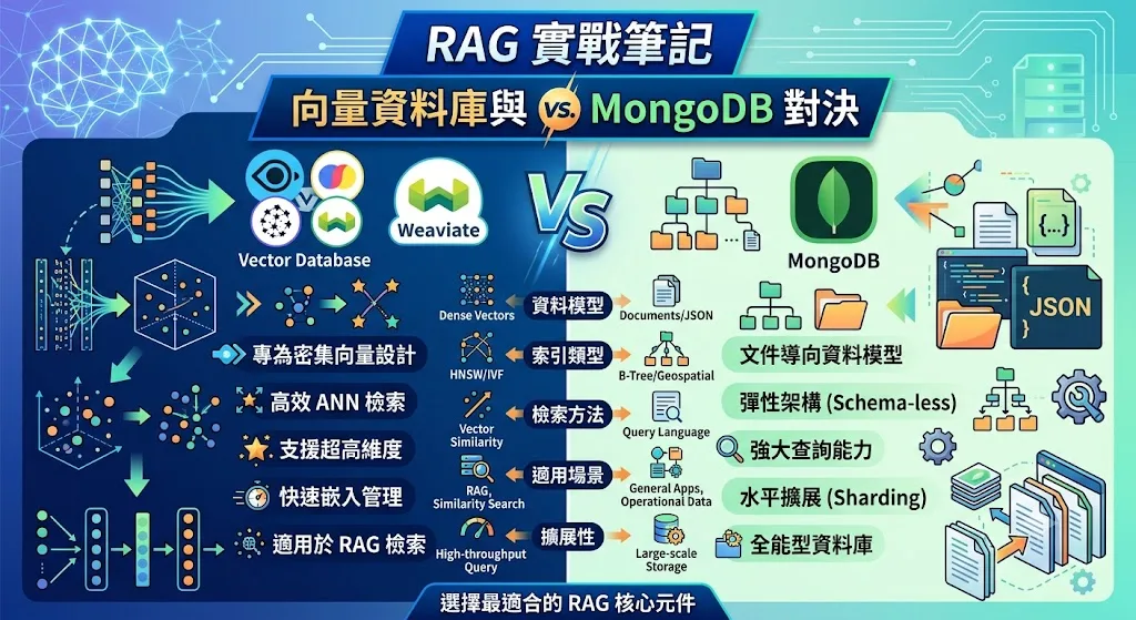 向量資料庫與 MongoDB 差在哪？從一個同時用 Qdrant 和 MongoDB 的專案說起